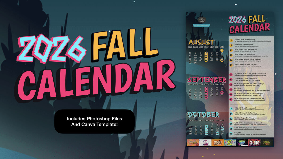2026 Autumn Sky Fall Calendar image number null